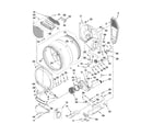 Maytag MEDE900VW1 bulkhead parts diagram
