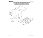 Maytag MDB5601AWS0 door and panel parts diagram