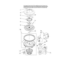 Maytag MDB5601AWQ0 pump and motor parts diagram