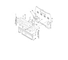 Maytag YMER7662WB0 control panel parts diagram