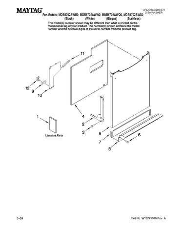 Door and panel parts
