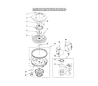 Maytag MDB6702AWQ0 pump and motor parts diagram