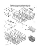Upper and lower rack parts