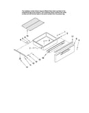 Drawer and rack parts