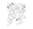 Whirlpool CSP2761TQ0 upper and lower bulkhead parts diagram