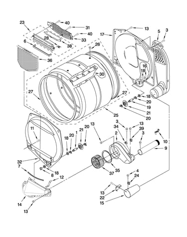 Upper and lower bulkhead parts