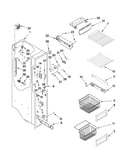 Freezer liner parts