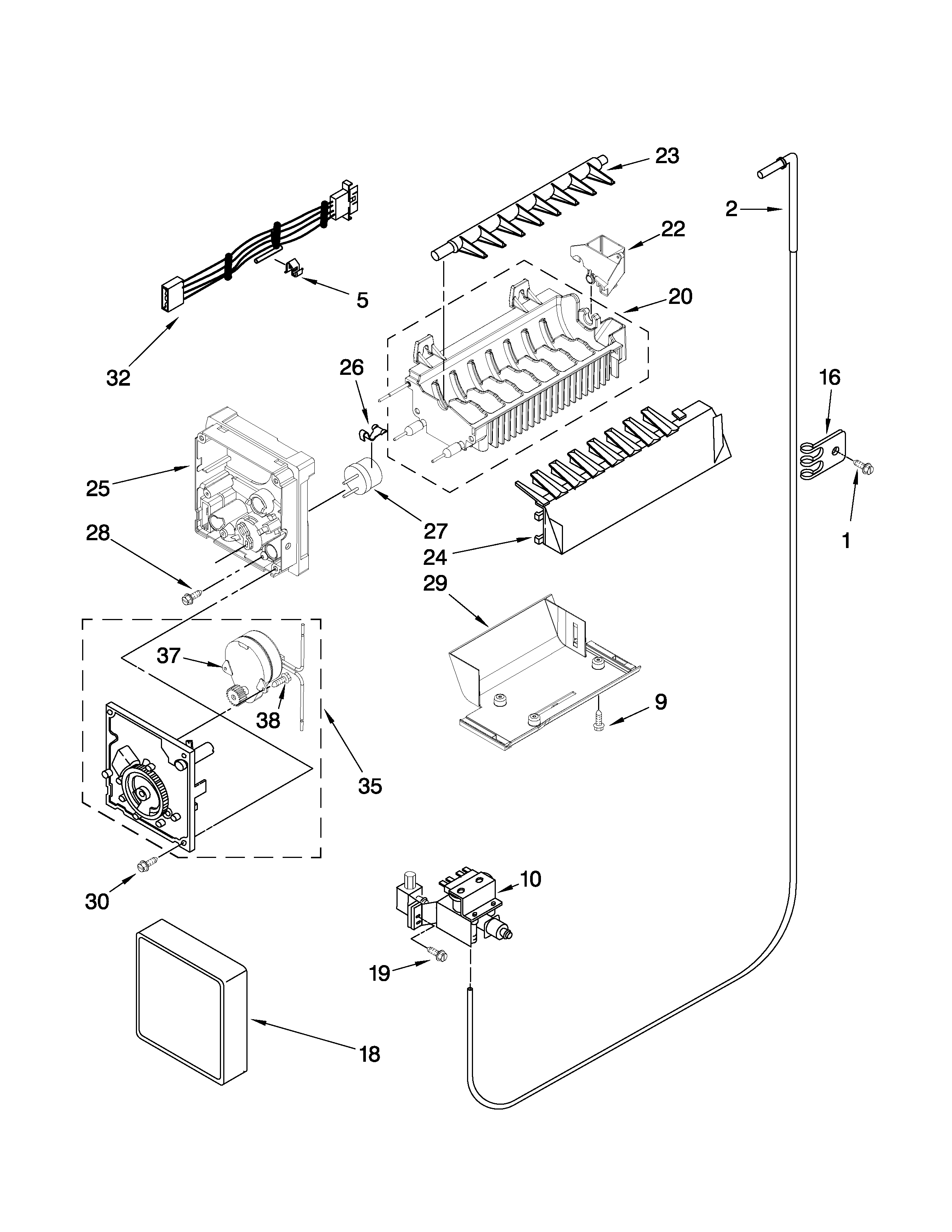 ICEMAKER PARTS