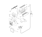 Whirlpool ED5FHAXVB00 icemaker parts diagram