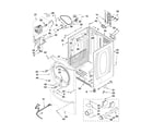 Whirlpool YWED9400SZ1 cabinet parts diagram
