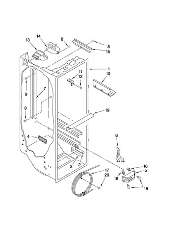 Refrigerator liner parts