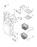 Freezer liner parts