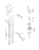 Motor and ice container parts