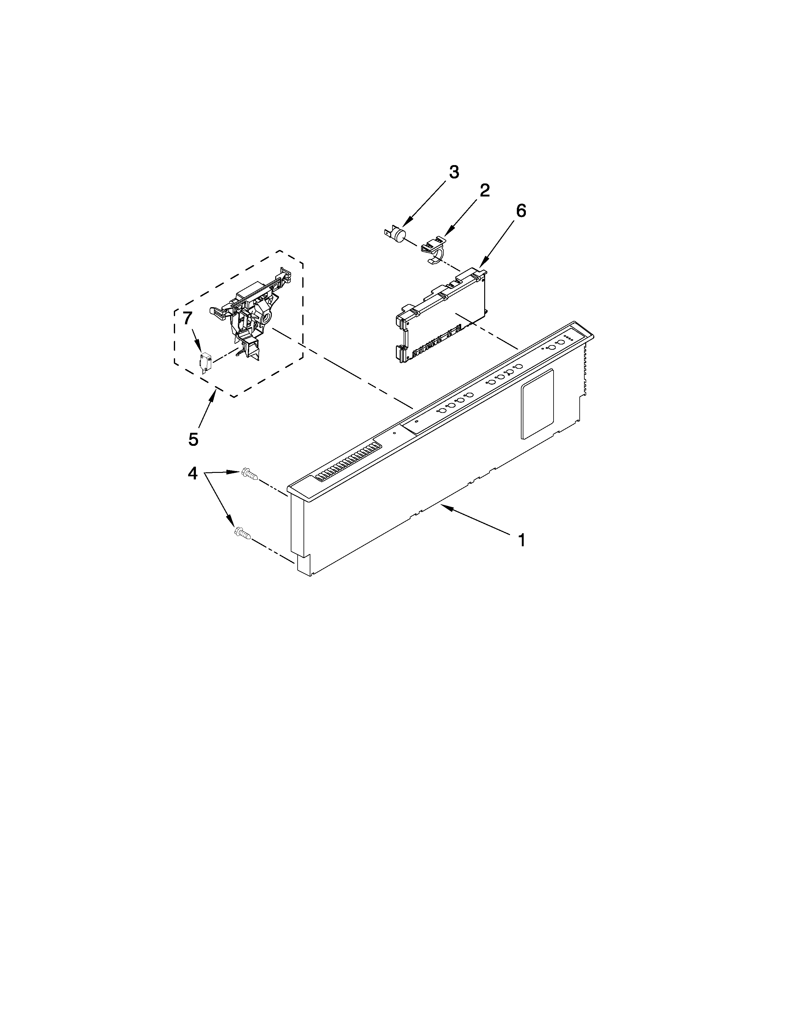 Control panel parts
