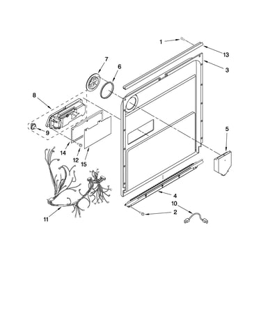 Door and latch parts