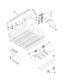 Upper rack and track parts