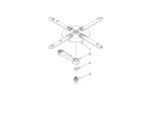 KitchenAid KUDS03FTBT3 lower washarm and strainer parts diagram