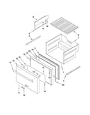 Lower drawer parts