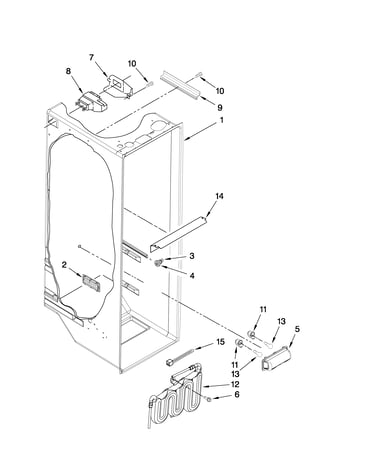 Refrigerator liner parts