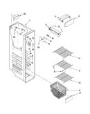 Freezer liner parts