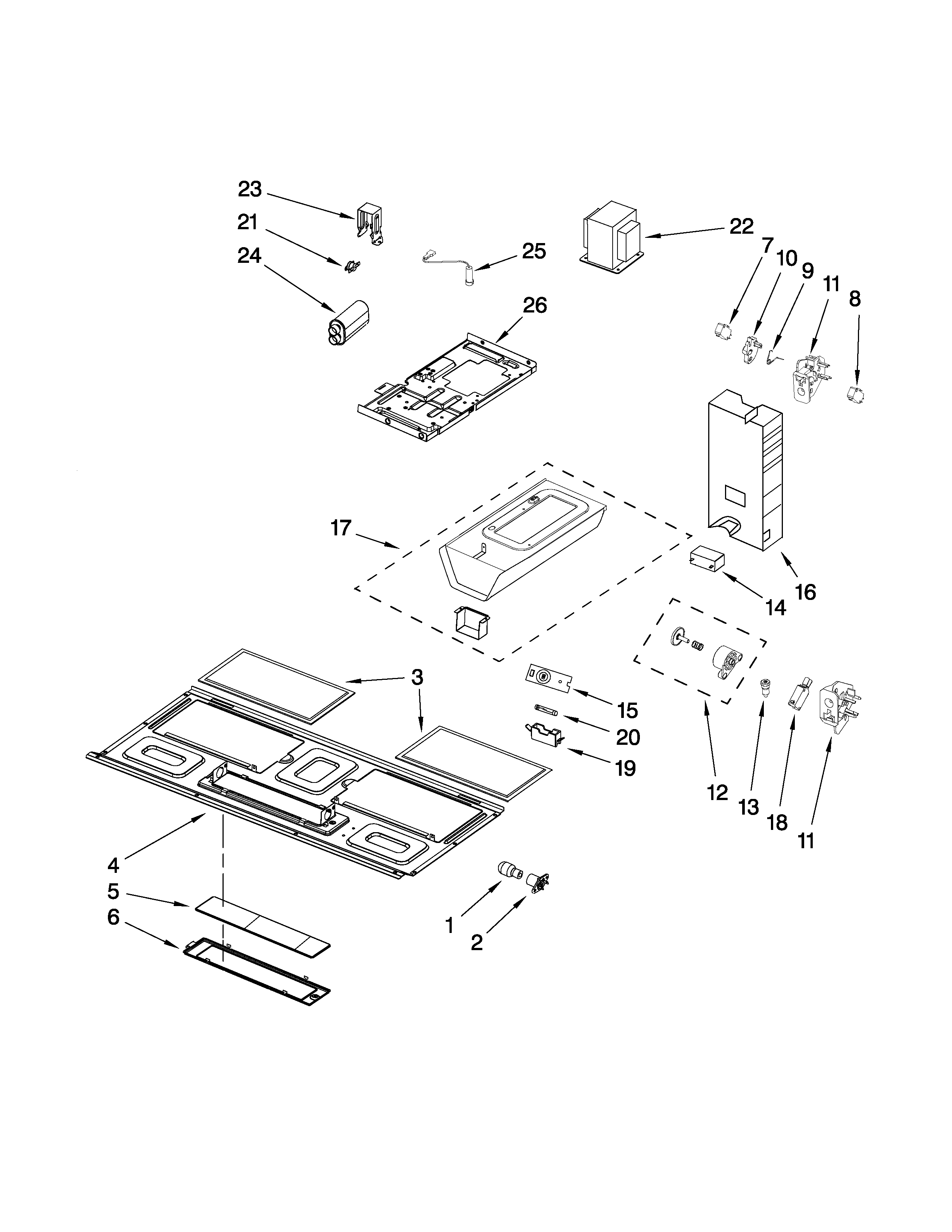 Interior and ventilation parts