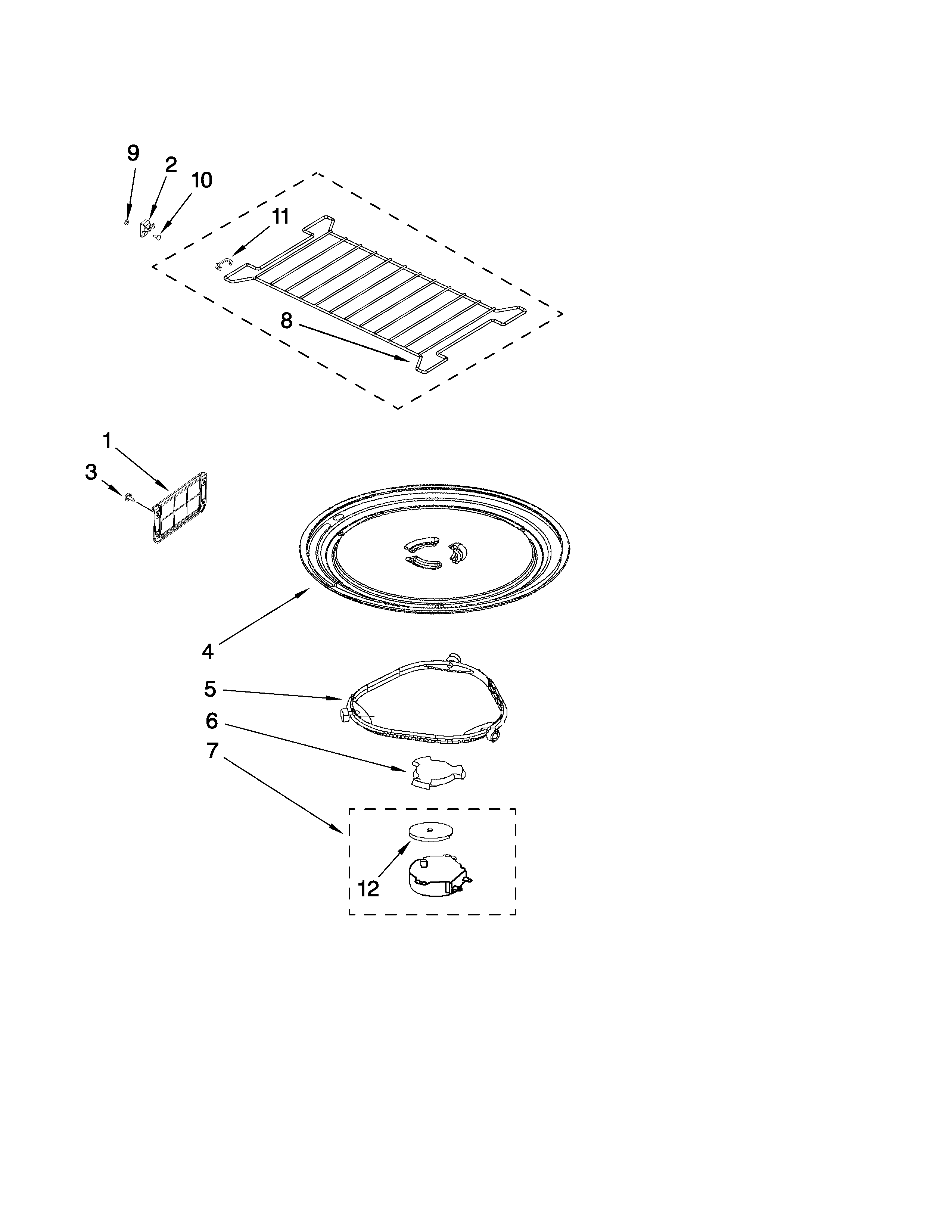 Turntable parts
