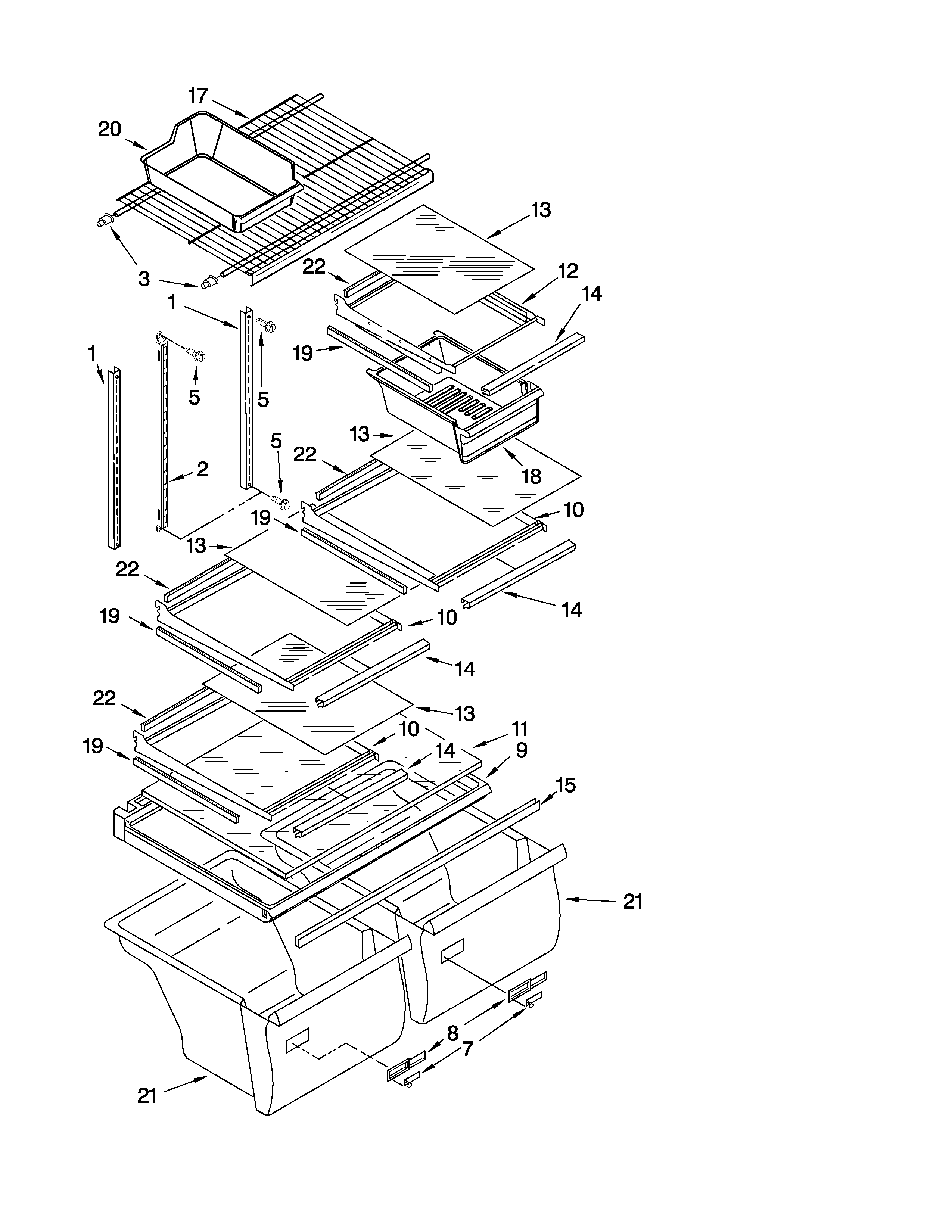 SHELF PARTS