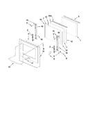 Oven door parts
