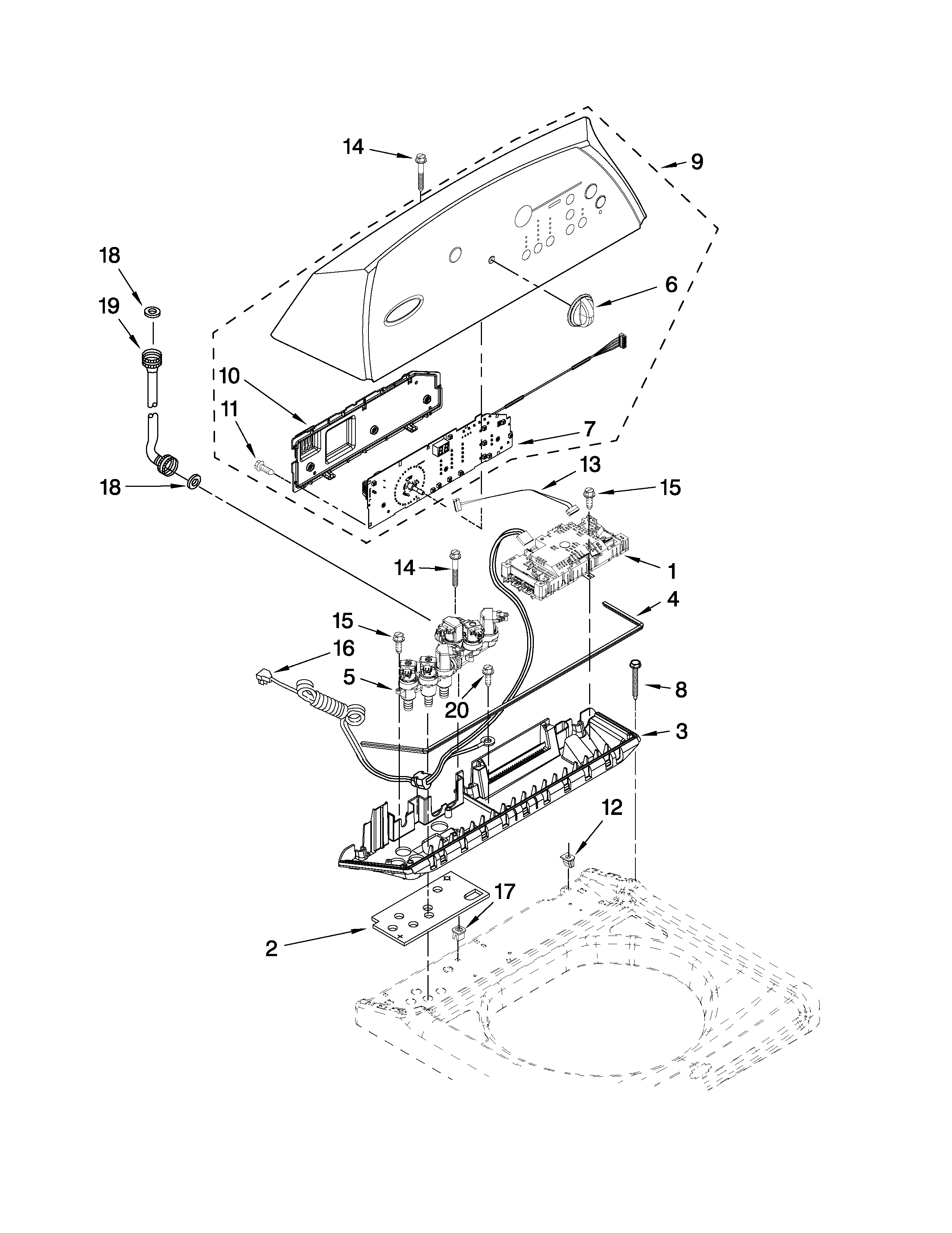 Control panel parts