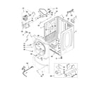 Whirlpool WGD9400SW2 cabinet parts diagram