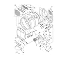 Whirlpool WGD9400SW2 bulkhead parts diagram