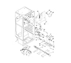 Whirlpool W8FRNGFVQ00 liner parts diagram