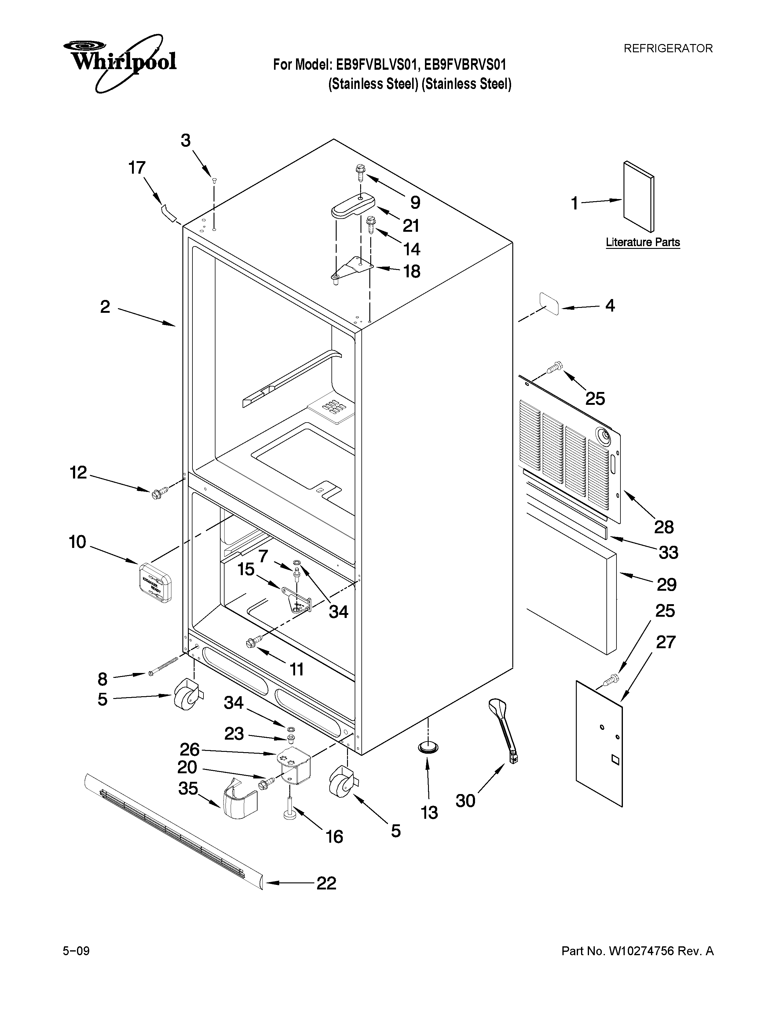 CABINET PARTS