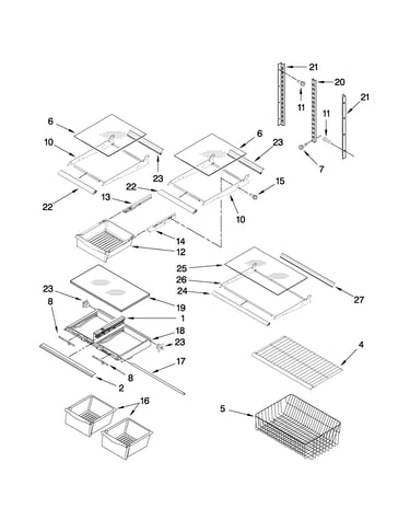 Shelf parts