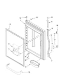 Refrigerator door parts