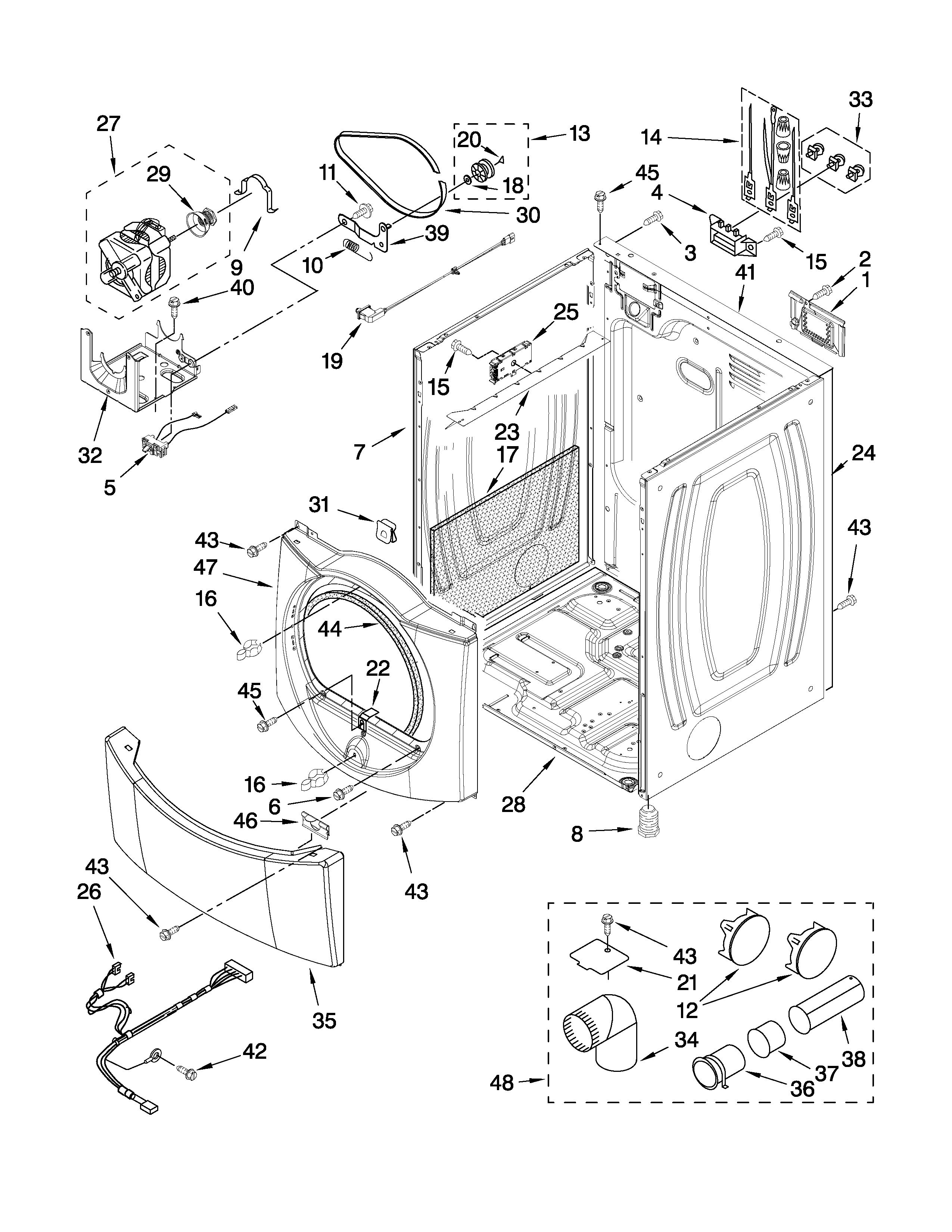 Cabinet parts