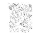 Whirlpool WED9450WL1 bulkhead parts diagram