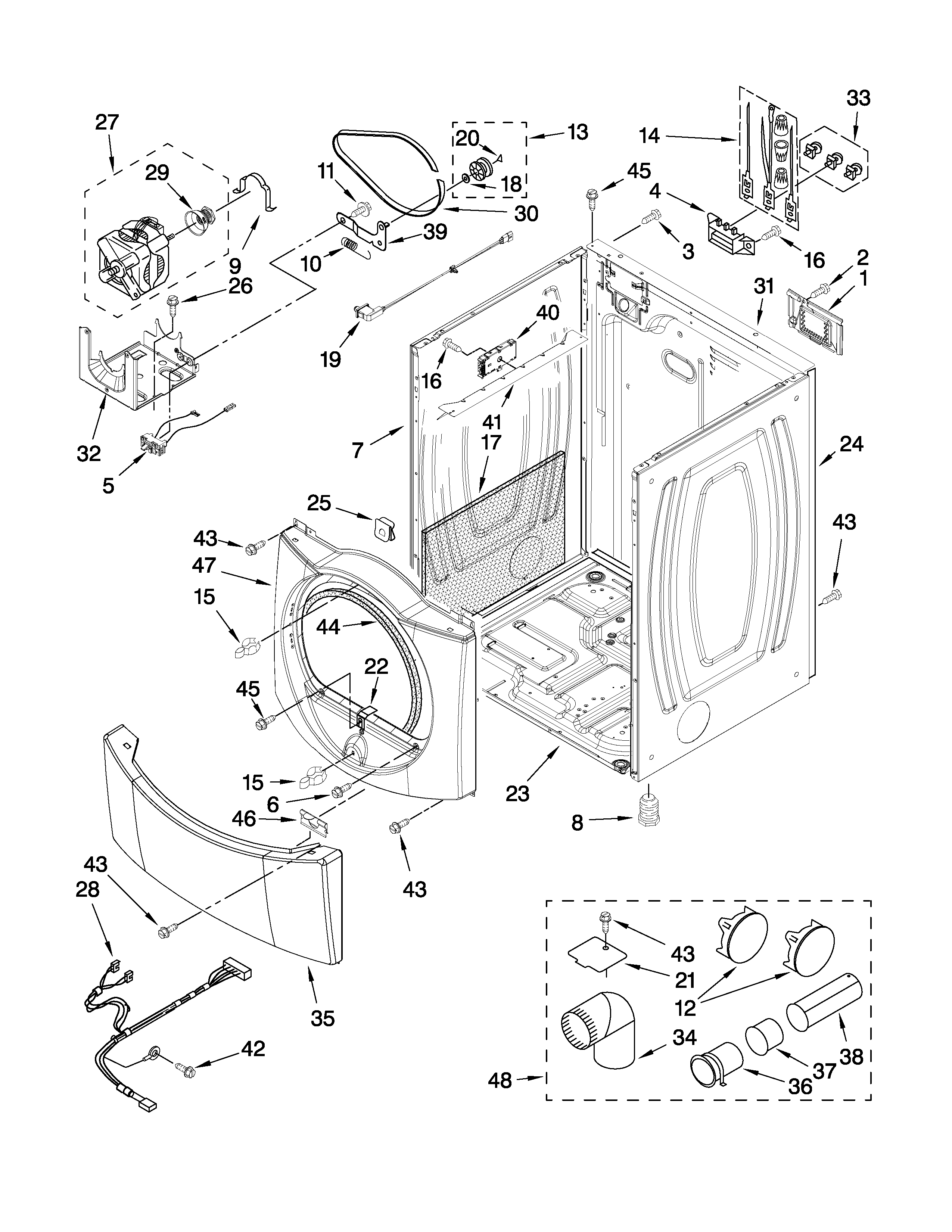 Cabinet parts