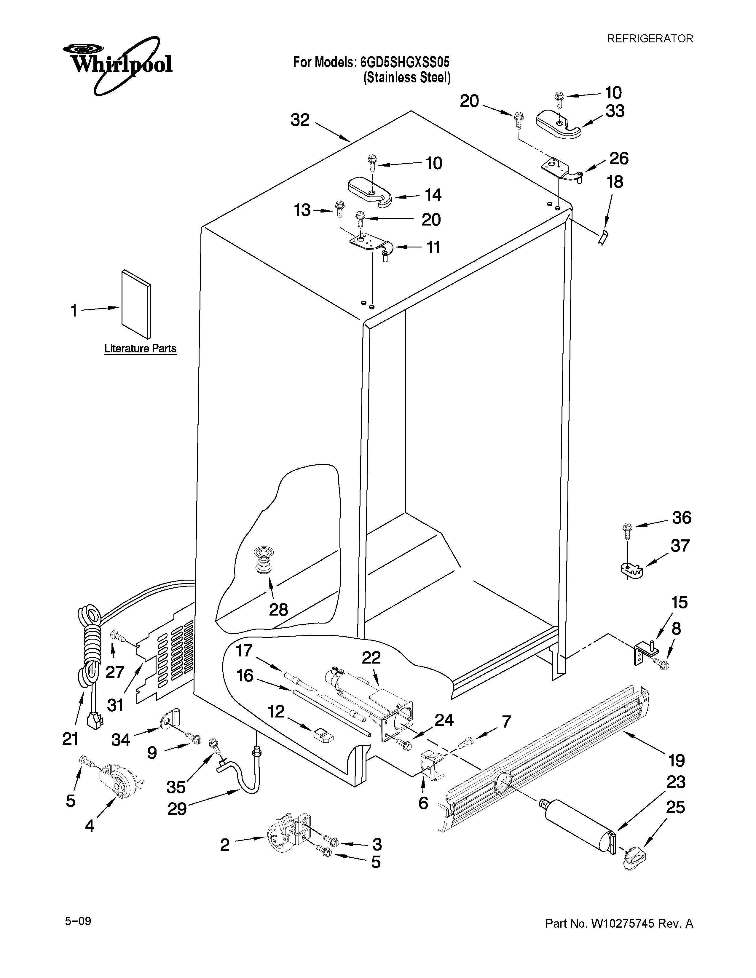 Cabinet parts