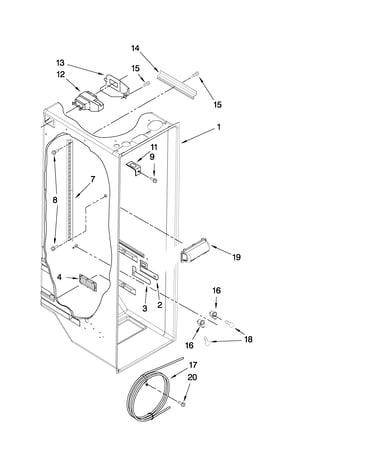 Refrigerator liner parts