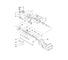 Whirlpool 6GD5SHGXSS05 motor and ice container parts diagram