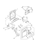 Dispenser front parts