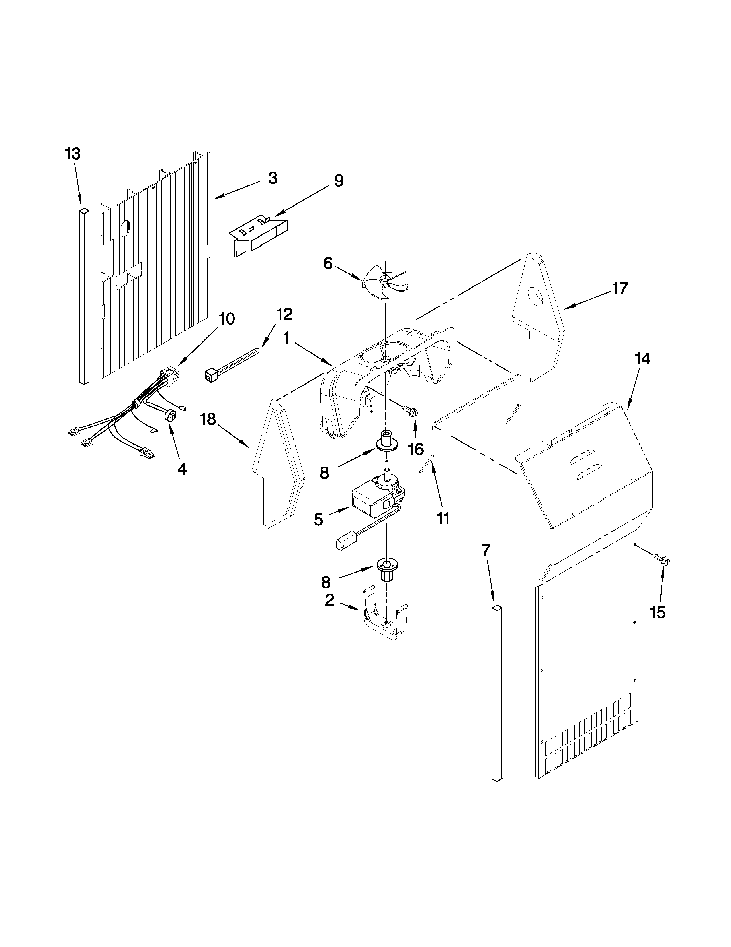Air flow parts