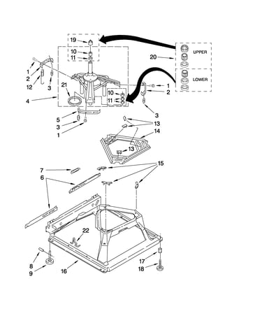 Machine base parts