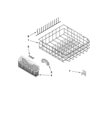 Lower rack parts