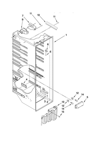 Refrigerator liner parts