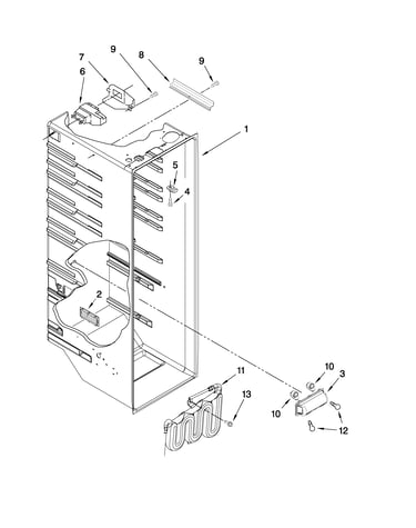 Refrigerator liner parts