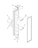 Freezer door parts