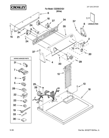 Top and console parts