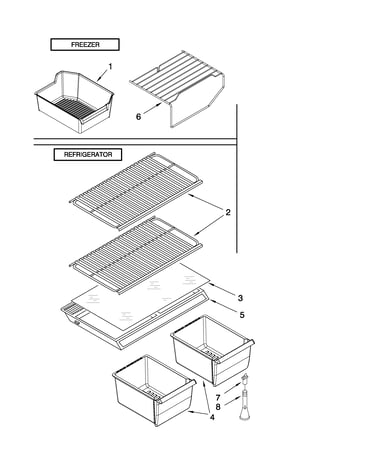 Shelf parts